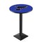 Holland Bar Stool Co 42" Blk Wrinkle St Louis Blues Pub Table, 36" dia. Top L217B4236STLBlu - alternate 1