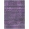 Homeroots 9' X 12' Plum Purple And Gray Striped Washable Indoor Outdoor Area Rug 588122 - alternate 6