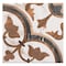 Andova Tiles Istanelle Anatol Brown 8-in. Encaustic Patterned Matte Porcelain Wall & Floor Tile, 19PK ANDIST1117 - alternate 1