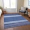 Homeroots 10' X 14' Navy Blue Sky Blue And Charcoal Abstract Washable Indoor Outdoor Area Rug 615283 - alternate 8
