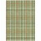 Homeroots 8' X 10' Olive Green Brown And Ivory Plaid Washable Indoor Outdoor Area Rug 601497 - alternate 6