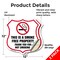 Signmission No Smoking Shield Sign This Is A Smoke F, 12 inch X 12 inch, Vinyl Decal, 2PK SHI-D-2PACK-12-402 - alternate 3