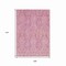 Homeroots 9' X 12' Pink And Ivory Damask Washable Indoor Outdoor Area Rug 616536 - alternate 6