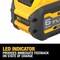 Dewalt FLEXVOLT BATTERY PACK, 6 AH LI-ION BATTERY, 20/60 VAC CHARGE, FOR USE WITH DCB606-2 - alternate 4