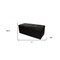 Homeroots 17in Brown Upholstered Faux Leather Bench with Flip top 469331 - alternate 6
