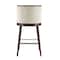 Manhattan Comfort Evalyn Barstool in Cream - Set of 2 2-BS024-CR - alternate 4