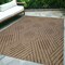 Homeroots 6' X 9' Beige Geometric Stain Resistant Indoor Outdoor Area Rug 531624 - alternate 1