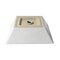 Alfi Brand ALFI brand ABC912 White 17" Square Above Mount Ceramic Sink ABC912 - alternate 6