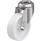 Blickle SS, Kingpin Swvl Cstr, Wht Nyln, 4", 265 lb. LKRXA-PO 101G - alternate 1