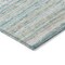 Homeroots 9' X 12' Teal Blue Striped Washable Indoor Outdoor Area Rug 607984 - alternate 7