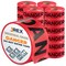 Jrex Safety Danger Do Not Enter Tape Roll - 1000 Ft x 3 Inch Wide Each - Red, 24PK PDDNT-JR-24PK - alternate 1