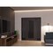 Vdomdoors Aluminum Door Iron 1600 Black Entry Steel Metal Classic Painted 64 x 80 (16+36+16 x 80)-Left Inswin IRON1600EXD-BLK-W16+36+16xH80-LH-I - alternate 3