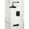 Kingston Brass Single-Handle Pressure Balanced Tub and Shower Faucet, Matte Black KB6140CML - alternate 4