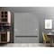 Sartodoors Sliding Closet Bypass Doors, Planum 0012 Concrete and Aluminum Strips, Sturdy Rails Moldings Trims PLANUM0012DBD-BTN-3684 - alternate 1