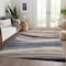 Homeroots 10' X 14' Blue Brown And Beige Abstract Washable Indoor Outdoor Area Rug 603682 - alternate 5