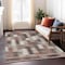 Homeroots 3' X 5' Brown And Ivory Southwestern Washable Indoor Outdoor Area Rug 587338 - alternate 7