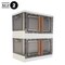 Home-Complete Set of 2 Collapsible Storage Bins 8.4 Gal Capacity Organizers with Lids, Double Doors, and Wheels ST-CLPBIN-LRG2 - alternate 5