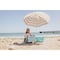 Picnic Time Family Of Brands 5.5 Ft. Portable Beach Umbrella, Yellow Cabana Stripe 822-00-335-000-0 - alternate 5