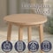 Alaterre Furniture Alaterre Lusso Outdoor Side Table with Slatted Top for Patio or Poolside Natural Finish 80-OUTD-LUSSO-SDTB - alternate 2
