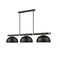 Z-Lite Vanguard Matte Black + Rubbed Brass 3 Light Billiard 3050-3MB-RB-D13MB - alternate 1