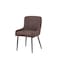 Homeroots Set of Two Brown and Black Faux Leather and Wood Dining Side Chairs, 2PK 716266 - alternate 1
