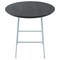 Leisuremod Round 19.7 in W, 19.3 in L, MDF/Stainless Steel, Black RSW-19BL - alternate 6