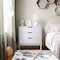 Flash Furniture Dallas Wooden 3-Drawer Dresser for Bedroom, Chest of Drawers for Kids in White MG-9007-1-3C-WH-GG - alternate 1