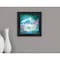 Homeroots Woodland Cove Mermaid 1 Black Framed Print Wall Art 404638 - alternate 3