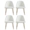 Manhattan Comfort Gracie Dining Chair in White and Gold - Set of 4 4-DC100-GWH - alternate 8