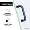 Anzzi Fellow Series 30'' by 72'' Frameless Hinged Shower Door in Gunmetal W/Clear Glass SD-AZ09-02GB - alternate 6