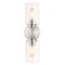 Jonathan Y Giles 16 in. 2-Light Farmhouse Industrial Iron Cylinder LED Sconce, Nickel/Clear JYL9548C - alternate 7
