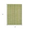 Homeroots 3' X 5' Artichoke Green Fern Green And Gold Striped Washable Indoor Outdoor Area Rug 616394 - alternate 3