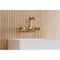 Kingston Brass Double-Handle Wall Mount Bathroom Faucet, Brushed Brass KS7257AX - alternate 4