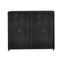 Homeroots 39in Black Wood Accent Cabinet 691667 - alternate 6