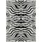 Homeroots 10' X 14' Black And Ivory Animal Print Washable Indoor Outdoor Area Rug 600593 - alternate 6