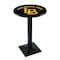 Holland Bar Stool Co 36" Blk Wrinkle Long Beach State University Pub Table, 36" dia. Top L217B3636LBStUn - alternate 1