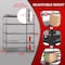 Shuntong Atlas 5-Tier 48 in.W x 24 in.D x 72 in.H Heavy Duty Storage Shelving Load 3250 Lbs, Laminated Board, Hammertone ATB-H48-24-72-5B - alternate 5