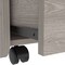 Homeroots 22" Gray Wood Two Drawer Nightstand 543671 - alternate 4