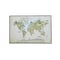 Homeroots Animal World Map Black Floater Frame Print Wall Art 573462 - alternate 5