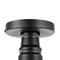 Jonathan Y Camila 14" 1-Light Classic Industrial Indoor/Outdoor Iron LED Semi Flush Mount, Navy/White JYL7617C - alternate 5