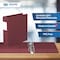 Davis Group Premium Economy, Angle D Ring, Binder, (Burgundy, 2"), PK6 2304-08-06 - alternate 5