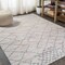 Jonathan Y Asilah Moroccan Modern Diamond Light Gray 4 ft. x 6 ft. Area Rug MOH300A-4 - alternate 6