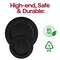 Smarty Had A Party 13" Black Round Disposable Paper Charger Plates (120 Plates), 120PK 2690-RB-CASE - alternate 6