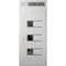 Vdomdoors Front Exterior Prehung Metal-Plastic Door, Manux 8933 White Silk, Top Sidelite Transom, Office Comm MANUX8933EXD-WS-W32xH80+14-LH - alternate 1