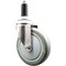 Service Caster 5 Inch 316SS Gray Polyurethane Wheel Swivel 1-1/8 Inch Expanding Stem Caster SCC-SS316EX20S514-PPUB-118 - alternate 1