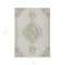 Homeroots 5' X 8' Ivory Gray And Brown Oriental Washable Indoor Outdoor Area Rug 598419 - alternate 5