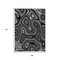 Homeroots 9' X 12' Black And Ivory Geometric Washable Indoor Outdoor Area Rug 631375 - alternate 6