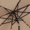 Villacera 9-Foot LED Outdoor Patio Umbrella, Beige 83-OUT5420 - alternate 7
