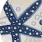 Homeroots 8' Navy Blue And Gray Round Starfish Indoor Outdoor Area Rug 546822 - alternate 8
