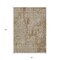 Homeroots 8' X 10' Brown And Beige Geometric Washable Indoor Outdoor Area Rug 594572 - alternate 3
